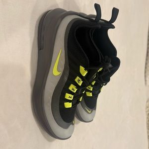 Nike Kids Black Gray Neon Yellow Air Max Sneaker